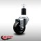 Service Caster 3'' SS Hard Rubber Wheel Swivel 1-1/2'' Expanding Stem Caster SCC-SSEX20S314-HRS-112 - alternate 3